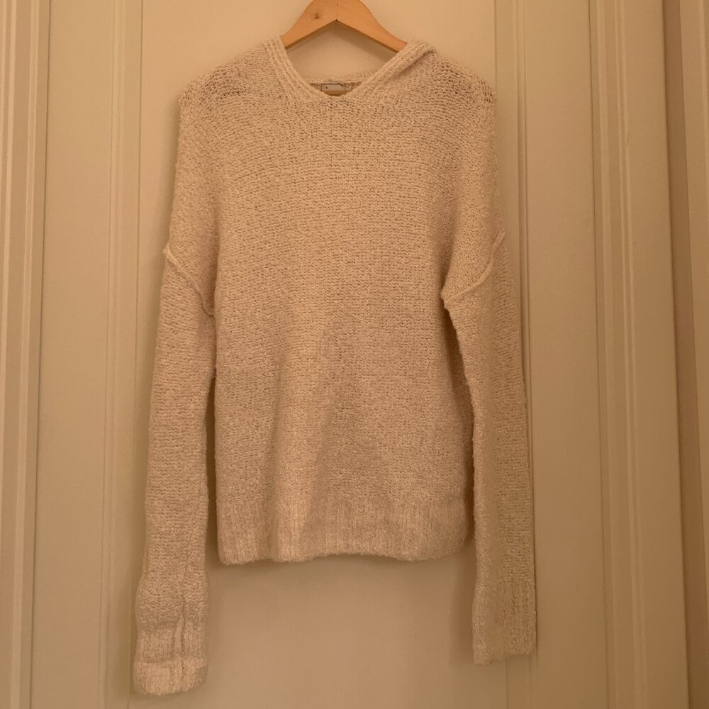 Cream Knit Sweatshirt